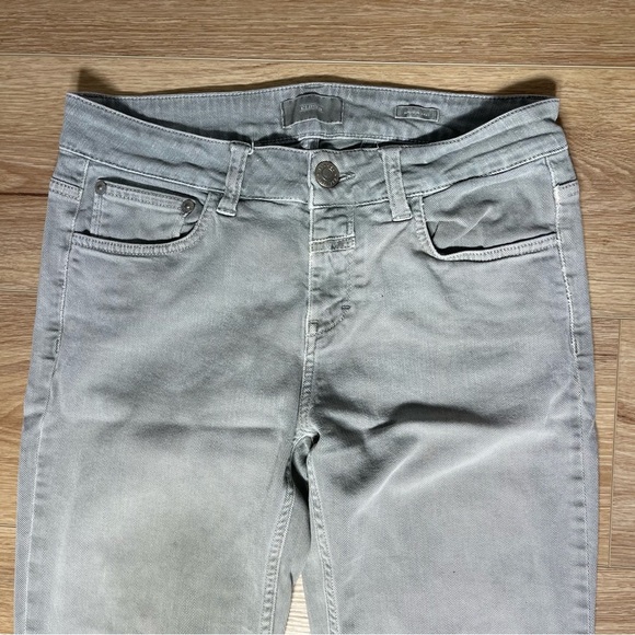Closed Baker Mid Waist Light Gray Denim Skinny Jeans Women’s Size 27 - Picture 2 of 7